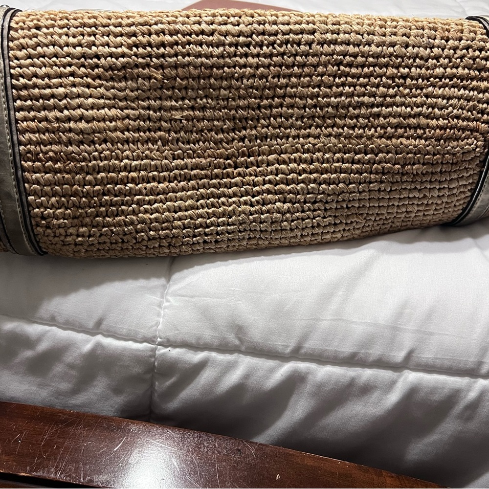 COACH Raffia Beach/Summer Tote - Picture 2 of 7